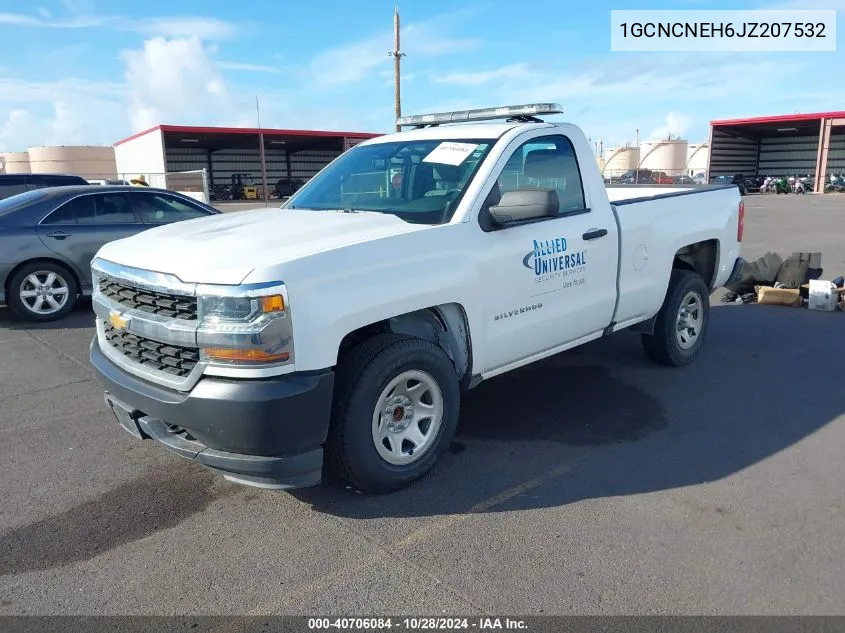 2018 Chevrolet Silverado 1500 Wt VIN: 1GCNCNEH6JZ207532 Lot: 40706084