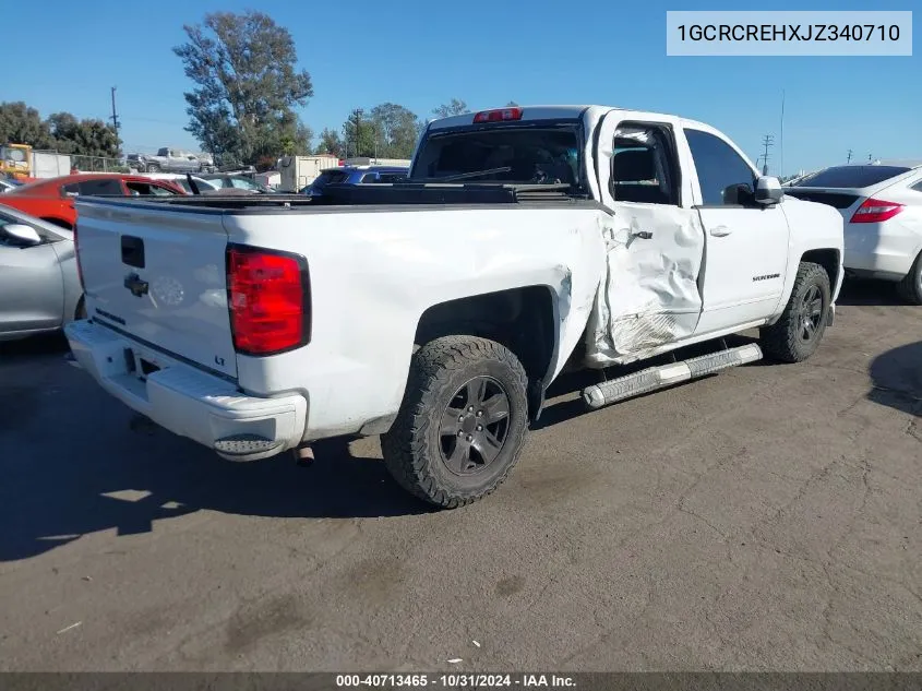 2018 Chevrolet Silverado 1500 1Lt VIN: 1GCRCREHXJZ340710 Lot: 40713465