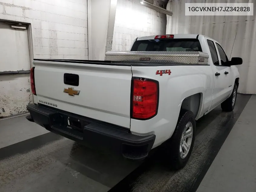 2018 Chevrolet Silverado K1500/K1500 Ls VIN: 1GCVKNEH7JZ342828 Lot: 40731581