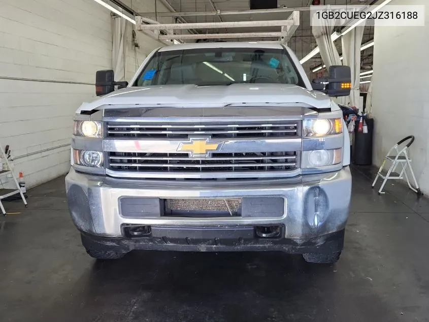 2018 Chevrolet Silverado 2500Hd Wt VIN: 1GB2CUEG2JZ316188 Lot: 40733538