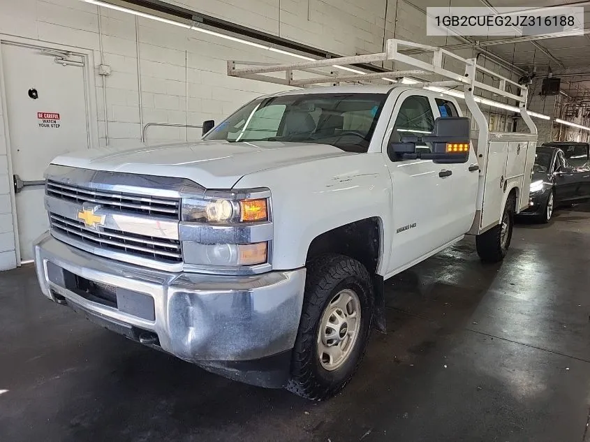 2018 Chevrolet Silverado 2500Hd Wt VIN: 1GB2CUEG2JZ316188 Lot: 40733538