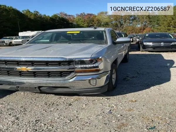 2018 Chevrolet Silverado C1500 Lt VIN: 1GCNCRECXJZ206587 Lot: 40734220