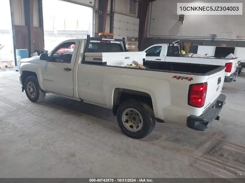 2018 Chevrolet Silverado 1500 Wt VIN: 1GCNKNEC5JZ304003 Lot: 40742870