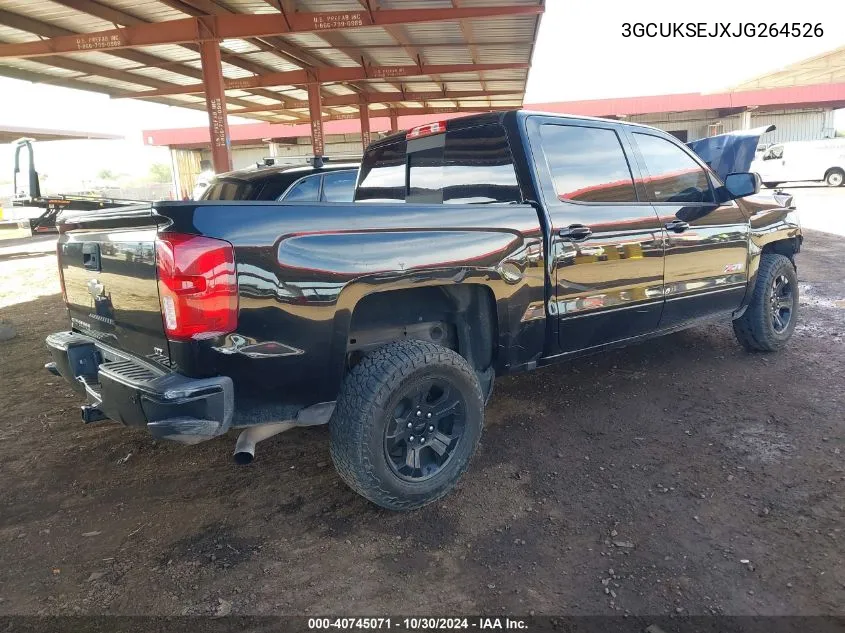 2018 Chevrolet Silverado 1500 2Lz VIN: 3GCUKSEJXJG264526 Lot: 40745071