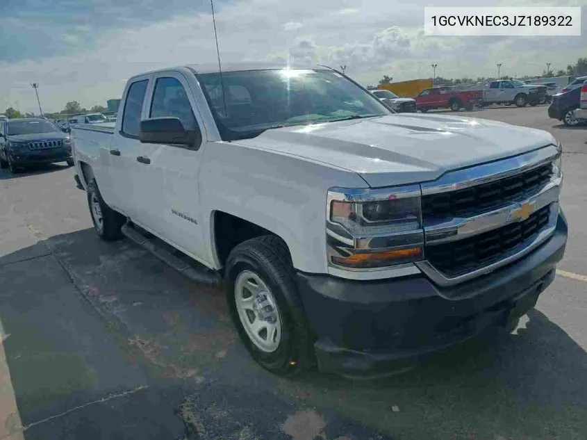 2018 Chevrolet Silverado 1500 Wt VIN: 1GCVKNEC3JZ189322 Lot: 40768247