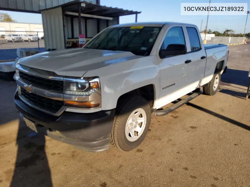 2018 Chevrolet Silverado 1500 Wt VIN: 1GCVKNEC3JZ189322 Lot: 40768247