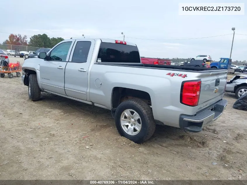 1GCVKREC2JZ173720 2018 Chevrolet Silverado 1500 1Lt