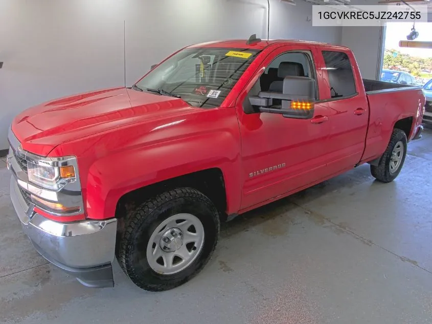 2018 Chevrolet Silverado K1500 Lt VIN: 1GCVKREC5JZ242755 Lot: 40769977