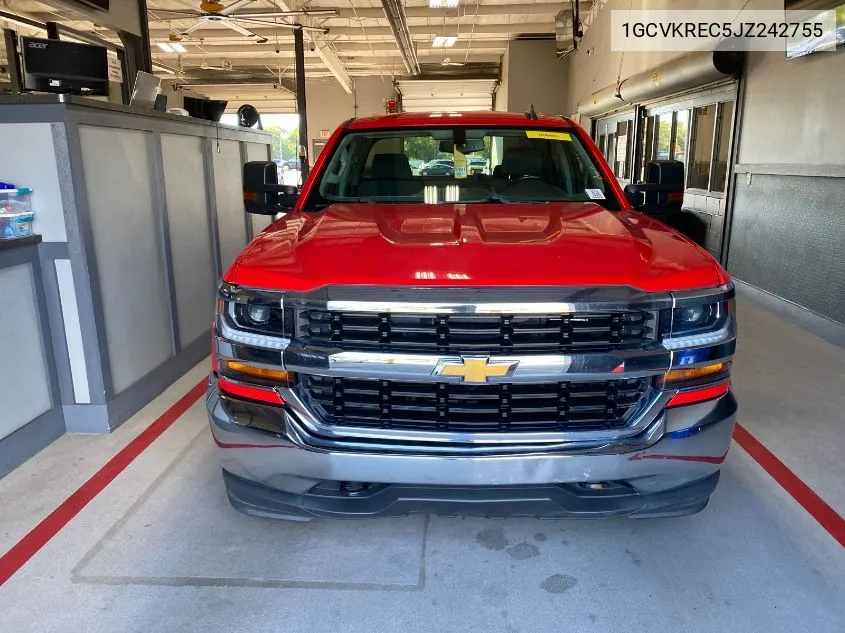 2018 Chevrolet Silverado K1500 Lt VIN: 1GCVKREC5JZ242755 Lot: 40769977