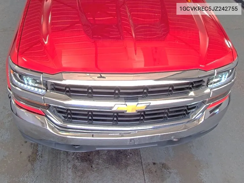 2018 Chevrolet Silverado K1500 Lt VIN: 1GCVKREC5JZ242755 Lot: 40769977