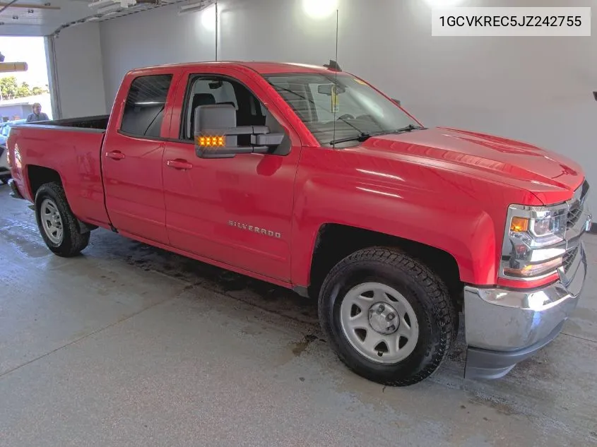 2018 Chevrolet Silverado K1500 Lt VIN: 1GCVKREC5JZ242755 Lot: 40769977