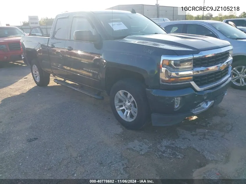 2018 Chevrolet Silverado 1500 1Lt VIN: 1GCRCREC9JZ105218 Lot: 40778682