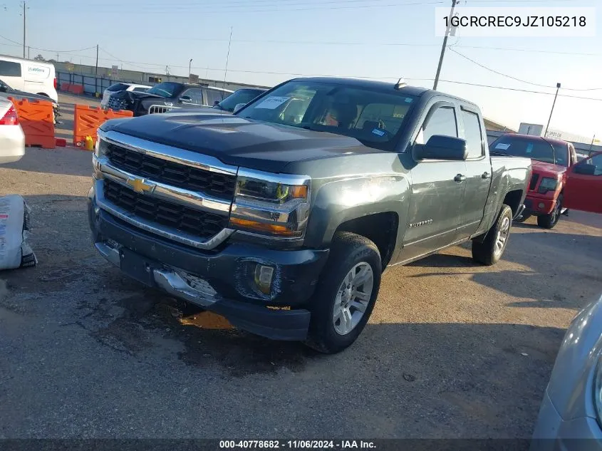 2018 Chevrolet Silverado 1500 1Lt VIN: 1GCRCREC9JZ105218 Lot: 40778682