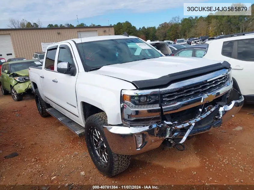 2018 Chevrolet Silverado 1500 1Lz VIN: 3GCUKSEJ4JG585879 Lot: 40781384