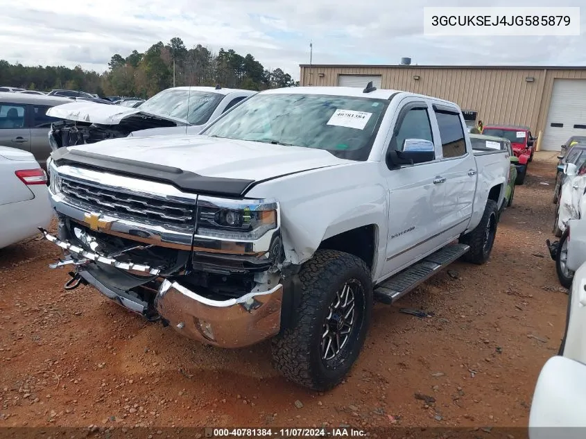 2018 Chevrolet Silverado 1500 1Lz VIN: 3GCUKSEJ4JG585879 Lot: 40781384