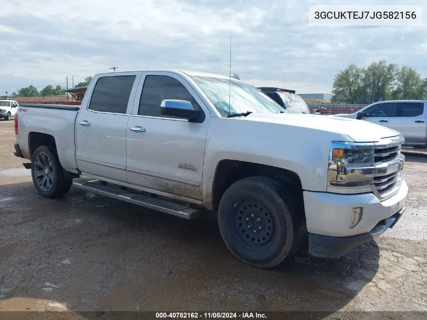 2018 Chevrolet Silverado 1500 VIN: 3GCUKTEJ7JG582156 Lot: 40782162