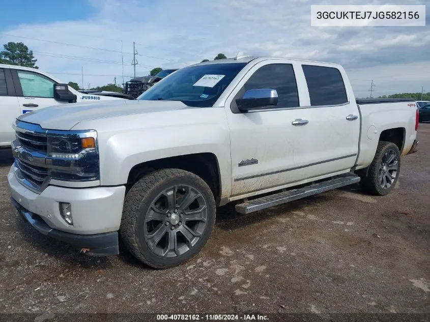 2018 Chevrolet Silverado 1500 VIN: 3GCUKTEJ7JG582156 Lot: 40782162