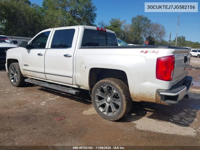 2018 Chevrolet Silverado 1500 VIN: 3GCUKTEJ7JG582156 Lot: 40782162