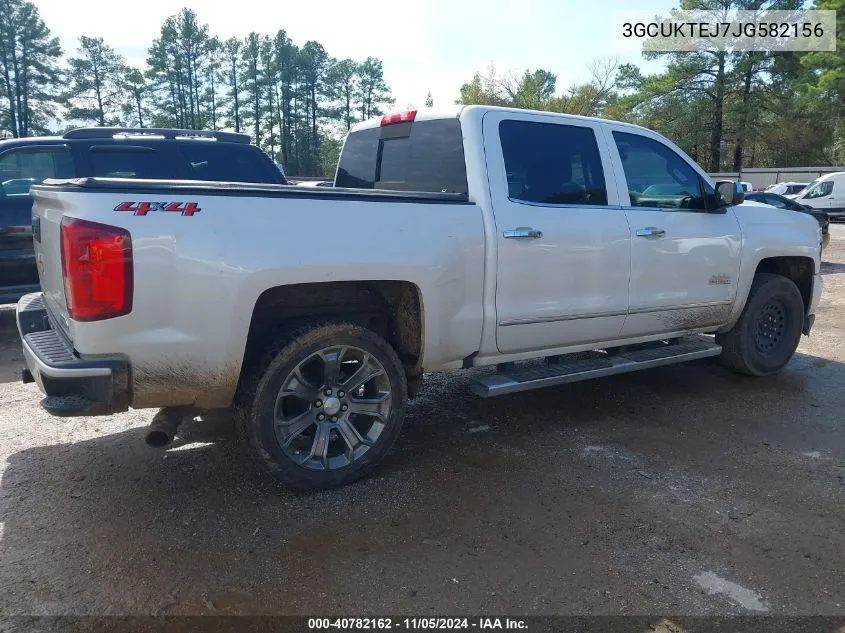 2018 Chevrolet Silverado 1500 VIN: 3GCUKTEJ7JG582156 Lot: 40782162