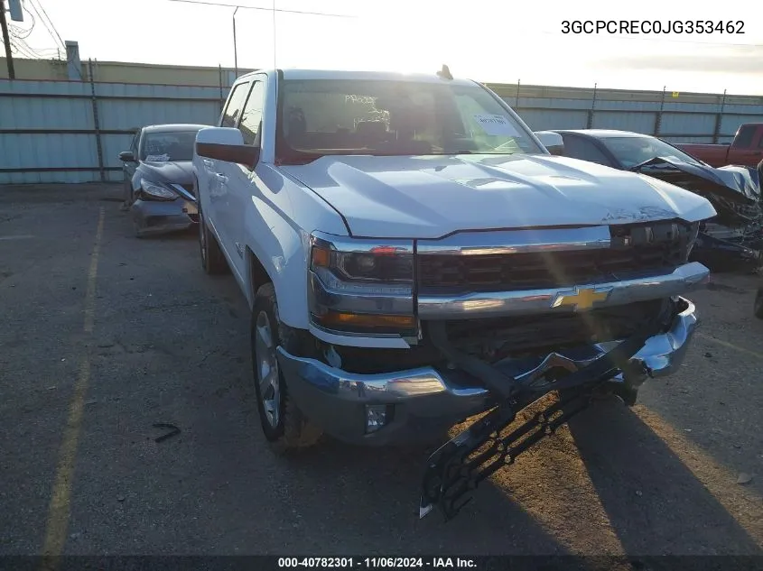 3GCPCREC0JG353462 2018 Chevrolet Silverado 1500 1Lt