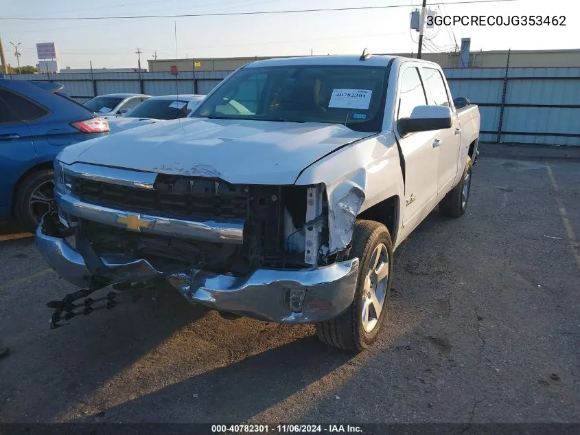 3GCPCREC0JG353462 2018 Chevrolet Silverado 1500 1Lt