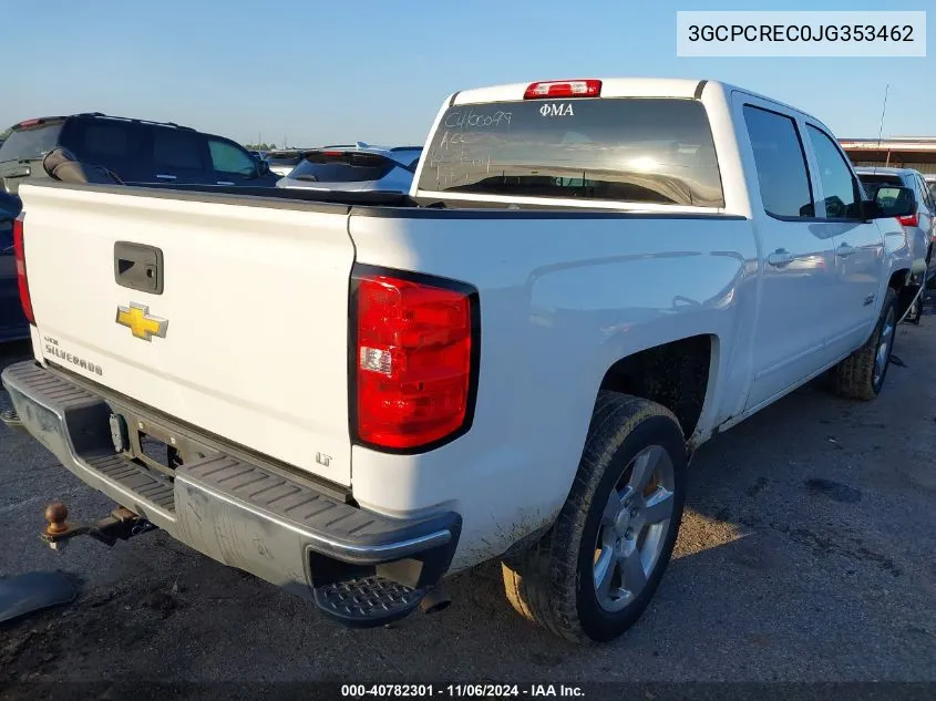 3GCPCREC0JG353462 2018 Chevrolet Silverado 1500 1Lt