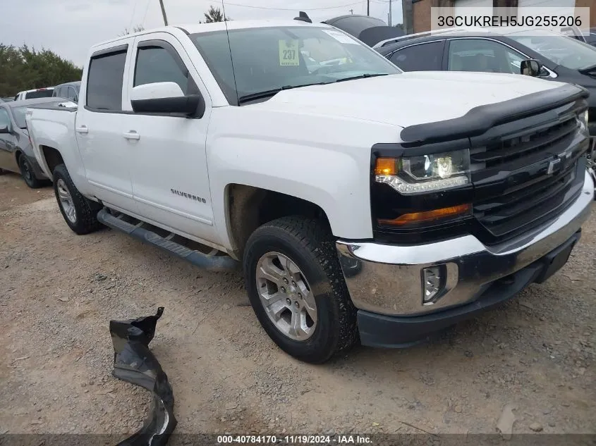 2018 Chevrolet Silverado 1500 1Lt VIN: 3GCUKREH5JG255206 Lot: 40784170