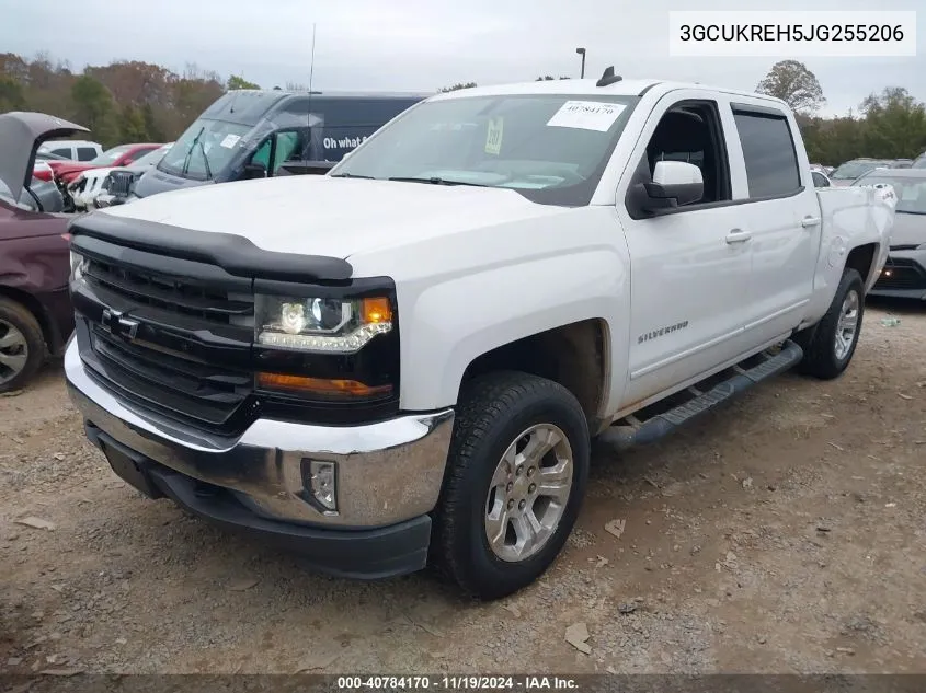 2018 Chevrolet Silverado 1500 1Lt VIN: 3GCUKREH5JG255206 Lot: 40784170