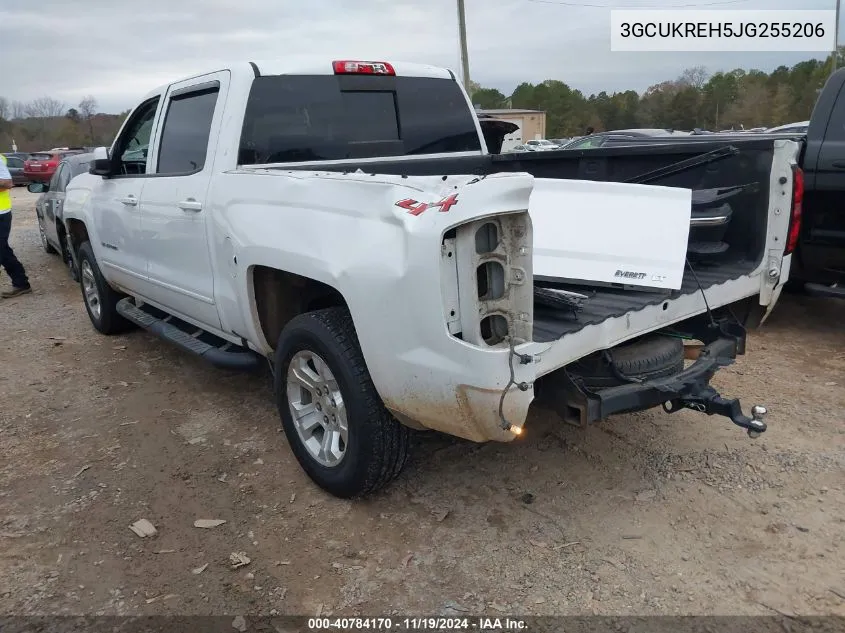 2018 Chevrolet Silverado 1500 1Lt VIN: 3GCUKREH5JG255206 Lot: 40784170