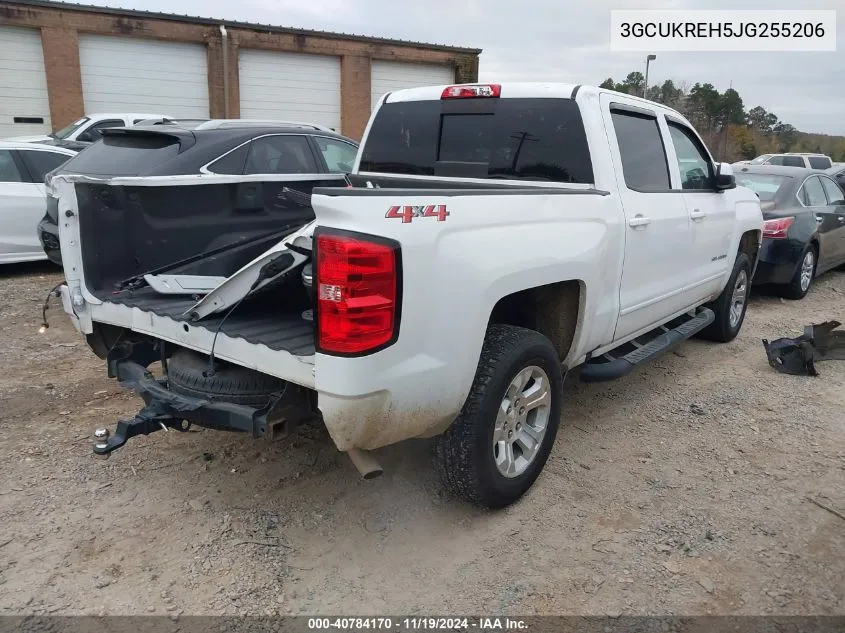 2018 Chevrolet Silverado 1500 1Lt VIN: 3GCUKREH5JG255206 Lot: 40784170