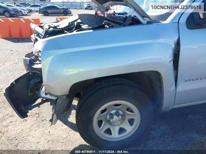 2018 Chevrolet Silverado Wt VIN: 1GCNCNEH4JZ378618 Lot: 40790011