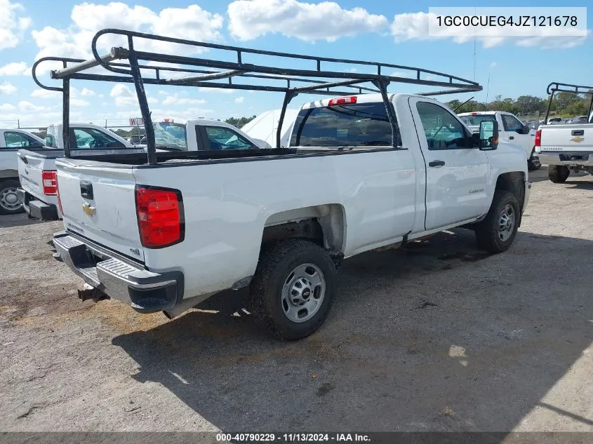 2018 Chevrolet Silverado 2500Hd Wt VIN: 1GC0CUEG4JZ121678 Lot: 40790229