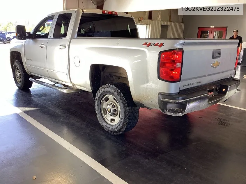 2018 Chevrolet Silverado K2500 Heavy Duty Lt VIN: 1GC2KVEG2JZ322478 Lot: 40793984