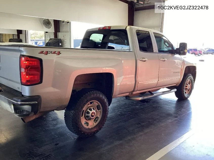 2018 Chevrolet Silverado K2500 Heavy Duty Lt VIN: 1GC2KVEG2JZ322478 Lot: 40793984