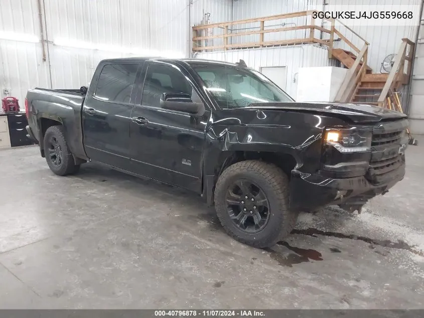 2018 Chevrolet Silverado 1500 2Lz VIN: 3GCUKSEJ4JG559668 Lot: 40796878