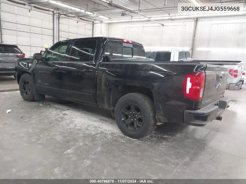 2018 Chevrolet Silverado 1500 2Lz VIN: 3GCUKSEJ4JG559668 Lot: 40796878