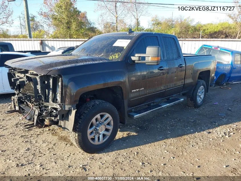 2018 Chevrolet Silverado 2500Hd Lt VIN: 1GC2KVEG8JZ116727 Lot: 40807730