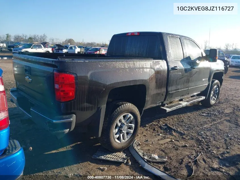 2018 Chevrolet Silverado 2500Hd Lt VIN: 1GC2KVEG8JZ116727 Lot: 40807730