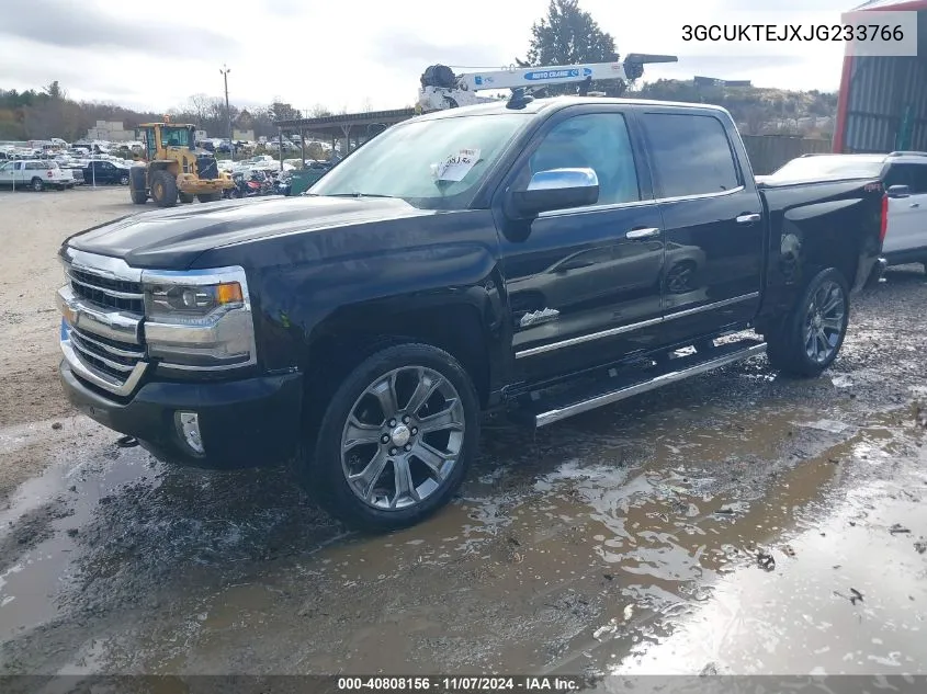 2018 Chevrolet Silverado 1500 High Country VIN: 3GCUKTEJXJG233766 Lot: 40808156