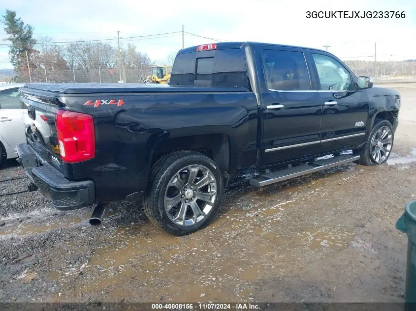 2018 Chevrolet Silverado 1500 High Country VIN: 3GCUKTEJXJG233766 Lot: 40808156