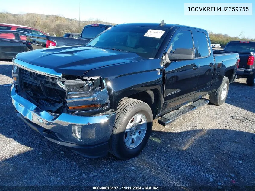 2018 Chevrolet Silverado 1500 1Lt VIN: 1GCVKREH4JZ359755 Lot: 40818137