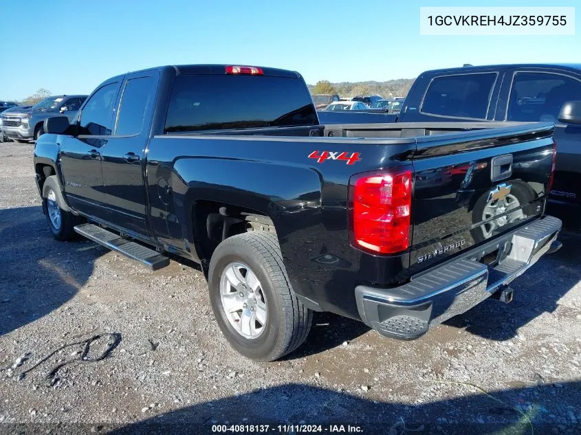 2018 Chevrolet Silverado 1500 1Lt VIN: 1GCVKREH4JZ359755 Lot: 40818137