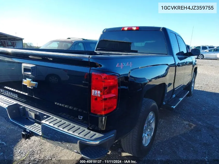 2018 Chevrolet Silverado 1500 1Lt VIN: 1GCVKREH4JZ359755 Lot: 40818137