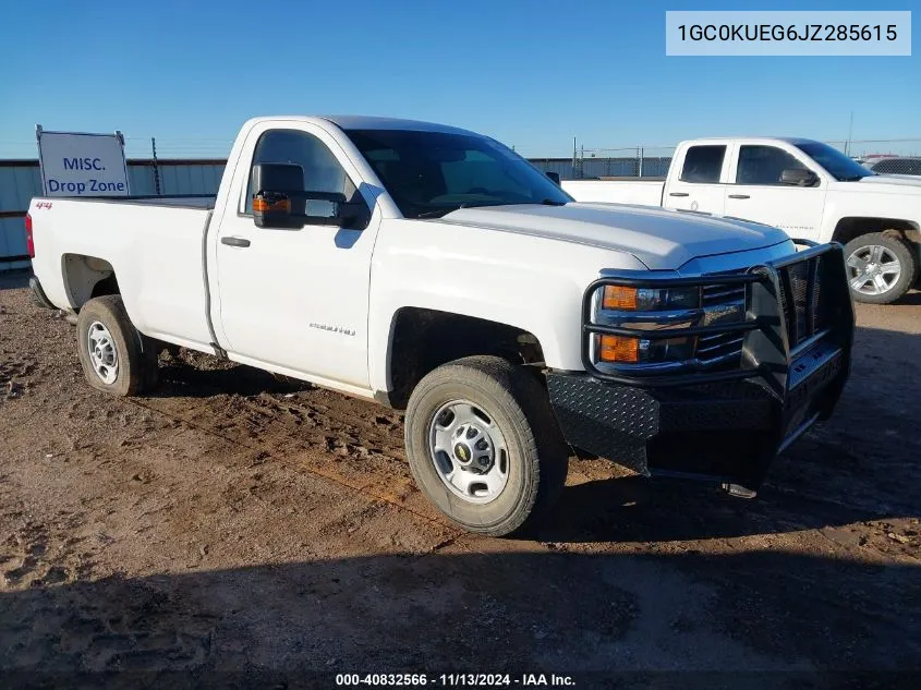 1GC0KUEG6JZ285615 2018 Chevrolet Silverado 2500Hd Wt