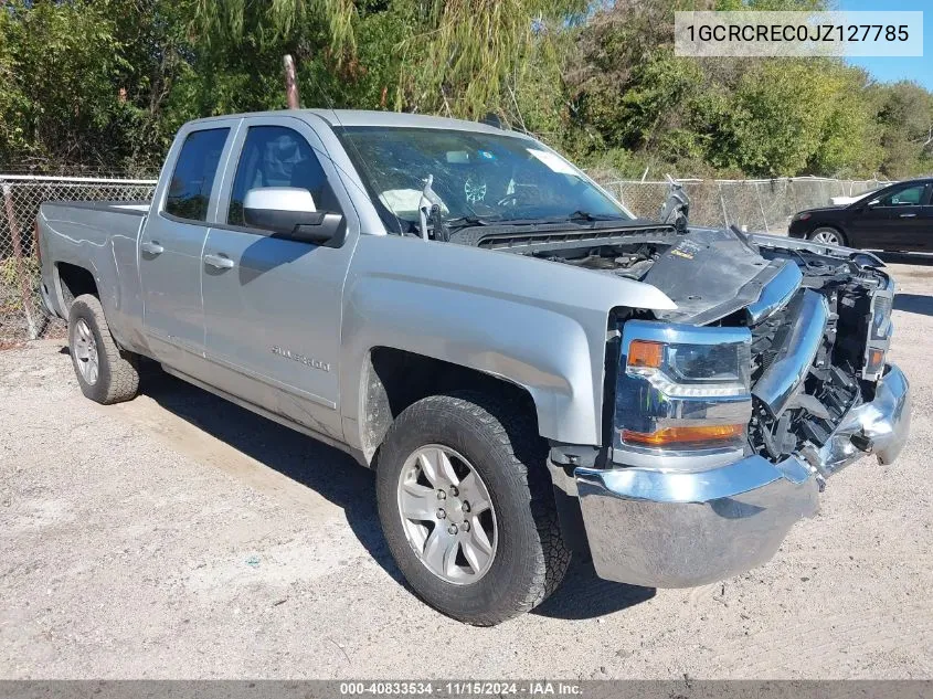 2018 Chevrolet Silverado 1500 1Lt VIN: 1GCRCREC0JZ127785 Lot: 40833534