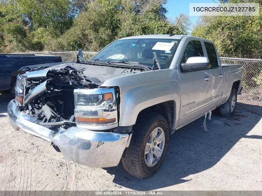 2018 Chevrolet Silverado 1500 1Lt VIN: 1GCRCREC0JZ127785 Lot: 40833534