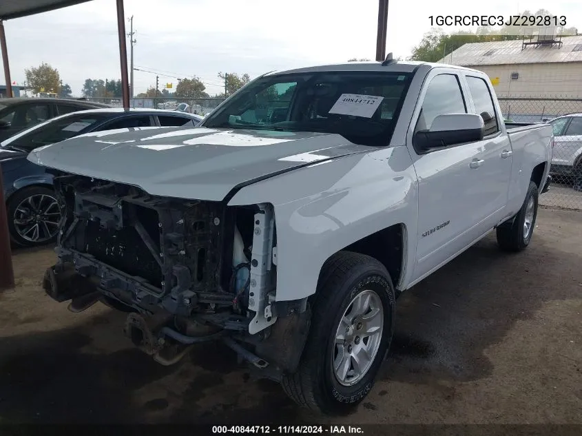 2018 Chevrolet Silverado 1500 1Lt VIN: 1GCRCREC3JZ292813 Lot: 40844712