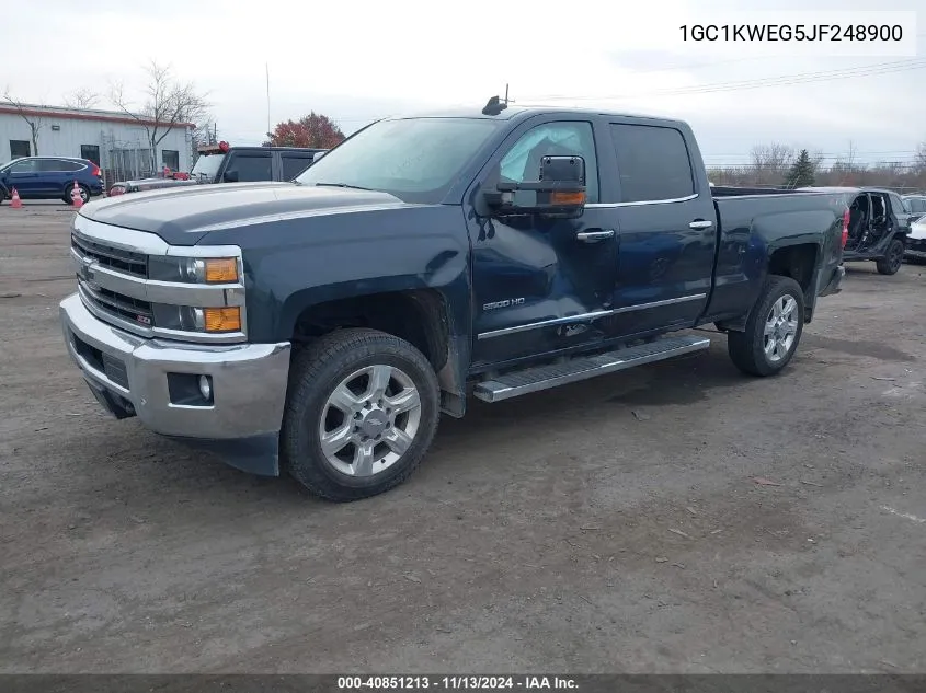 1GC1KWEG5JF248900 2018 Chevrolet Silverado 2500Hd Ltz