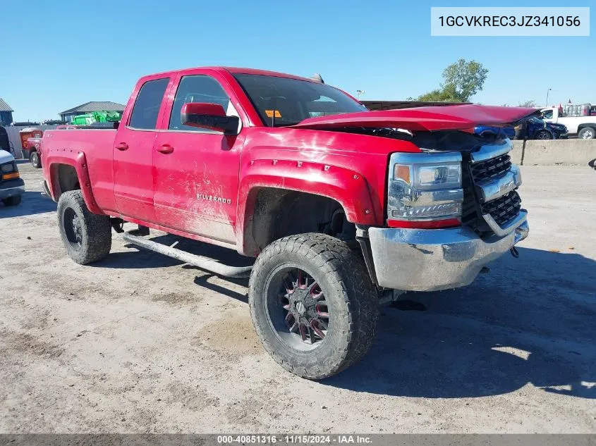 2018 Chevrolet Silverado 1500 1Lt VIN: 1GCVKREC3JZ341056 Lot: 40851316