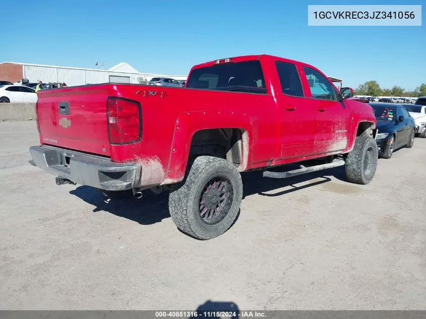 2018 Chevrolet Silverado 1500 1Lt VIN: 1GCVKREC3JZ341056 Lot: 40851316